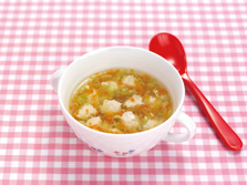 豆腐と鶏の団子スープ