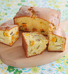 かぼちゃとさつまいものスクエアケーキ